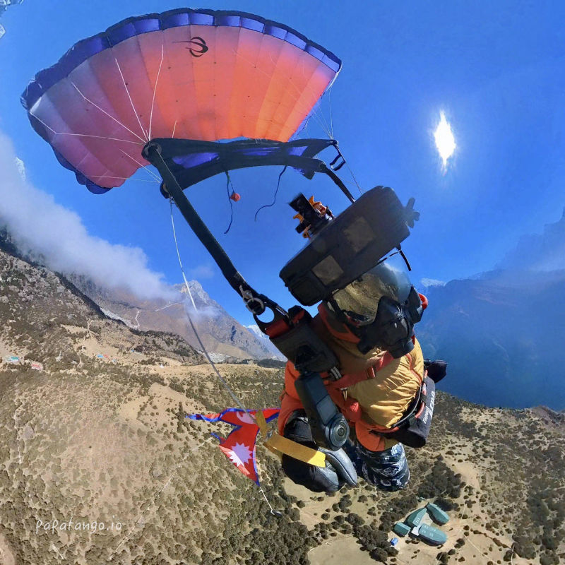 Syangboche Airport Skydive Landing, Everest Region