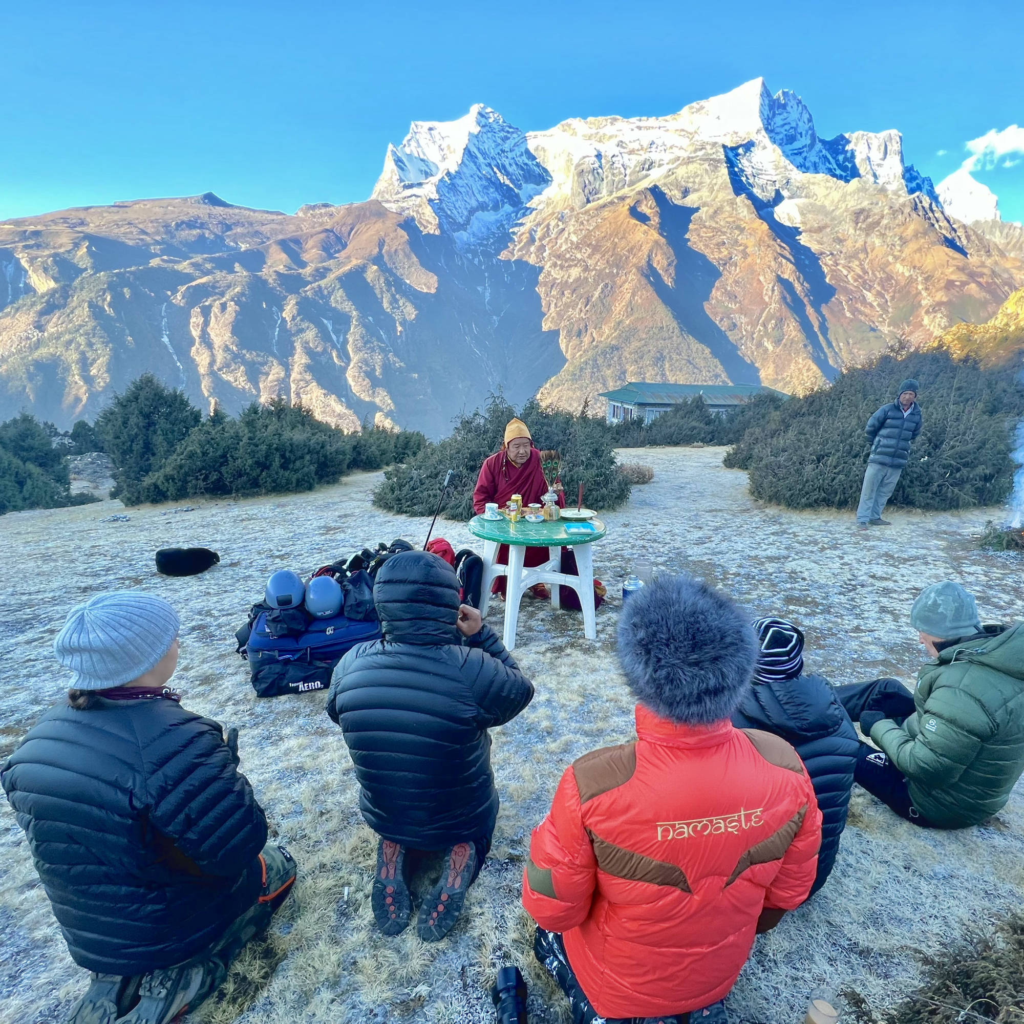 Tibetan Puja at Dawn