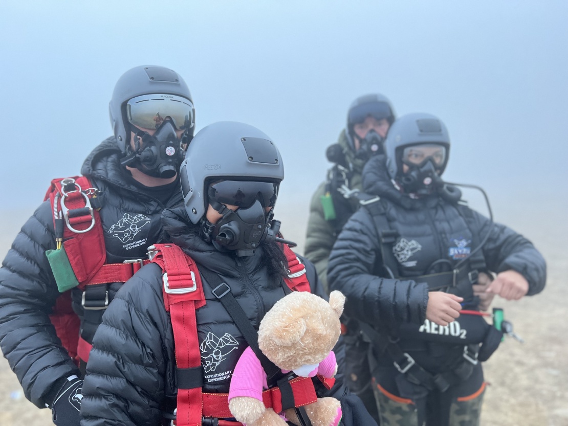 Buddha Boogie Scouting Team makes successful test skydive in Everest Region